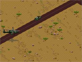 In game image of Desert Strike - Return To The Gulf on the Sega Nomad.