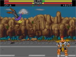 In game image of Dragon Ball Z - Buyuu Retsuden on the Sega Nomad.