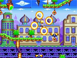 In game image of Dynamite Headdy on the Sega Nomad.