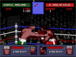 In game image of Evander Holyfield's 