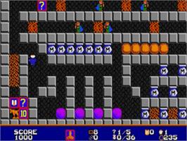 In game image of Exodus: Journey to the Promised Land on the Sega Nomad.