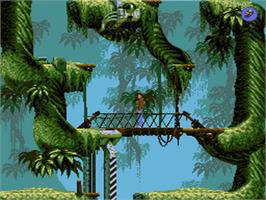 In game image of Flashback on the Sega Nomad.