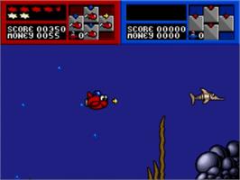 In game image of Gadget Twins, The on the Sega Nomad.