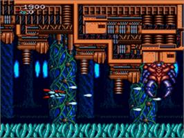 In game image of Heavy Unit - Mega Drive Special on the Sega Nomad.
