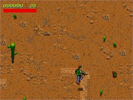 In game image of It Came From The Desert on the Sega Nomad.