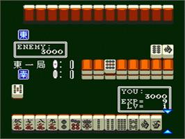 In game image of Jantei Monogatari on the Sega Nomad.
