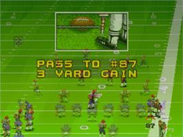 In game image of John Madden Football - Championship Edition on the Sega Nomad.