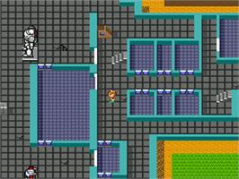 In game image of Kidou Keisatsu Patlabor - 98-shiki Kidou Seyo! on the Sega Nomad.