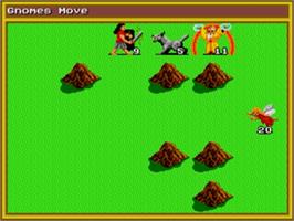 In game image of King's Bounty - The Conqueror's Quest on the Sega Nomad.