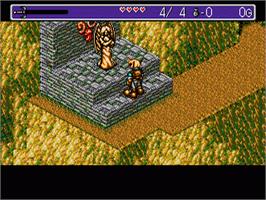 In game image of Landstalker - Koutei No Zaihou on the Sega Nomad.