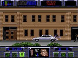 In game image of Lawnmower Man, The on the Sega Nomad.