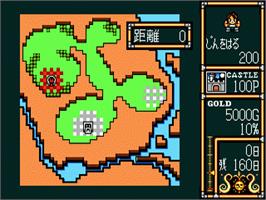 In game image of Lord Monarch - Tokoton Sentou Densetsu on the Sega Nomad.