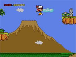 In game image of Magical Hat No Buttobi Turbo! Daibouken on the Sega Nomad.