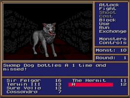 In game image of Might And Magic - Gates To Another World on the Sega Nomad.