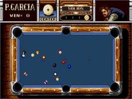 In game image of Minnesota Fats - Pool Legend on the Sega Nomad.