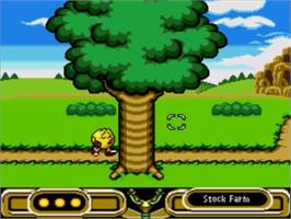 In game image of Pac-Man 2: The New Adventures on the Sega Nomad.