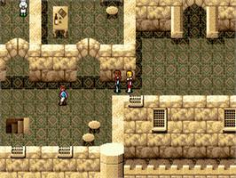 In game image of Phantasy Star 4 - The End Of The Millennium on the Sega Nomad.