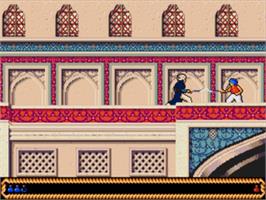 In game image of Prince Of Persia 2 - The Shadow And The Flame on the Sega Nomad.