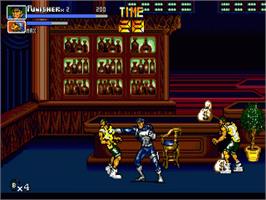 In game image of Punisher, The on the Sega Nomad.