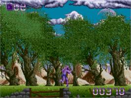 In game image of Shadow Of The Beast on the Sega Nomad.