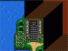 In game image of Shining Force: The Legacy of Great Intention on the Sega Nomad.