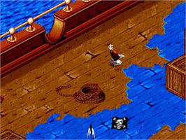 In game image of Spot Goes to Hollywood on the Sega Nomad.