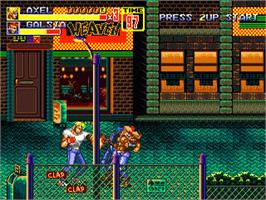 In game image of Streets Of Rage 2 on the Sega Nomad.