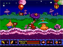 In game image of Toejam And Earl 2 - Panic On Funkotron on the Sega Nomad.