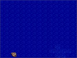 In game image of Uncharted Waters on the Sega Nomad.