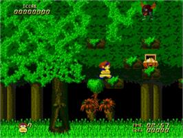 In game image of Wacky Worlds Creativity Studio on the Sega Nomad.