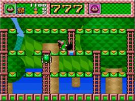 In game image of Wani Wani World on the Sega Nomad.
