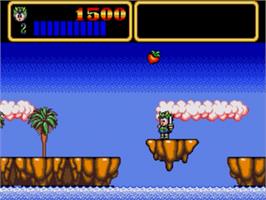 In game image of Wonder Boy III - Monster Lair on the Sega Nomad.