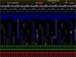 In game image of Xdr - X Dazedly Ray on the Sega Nomad.