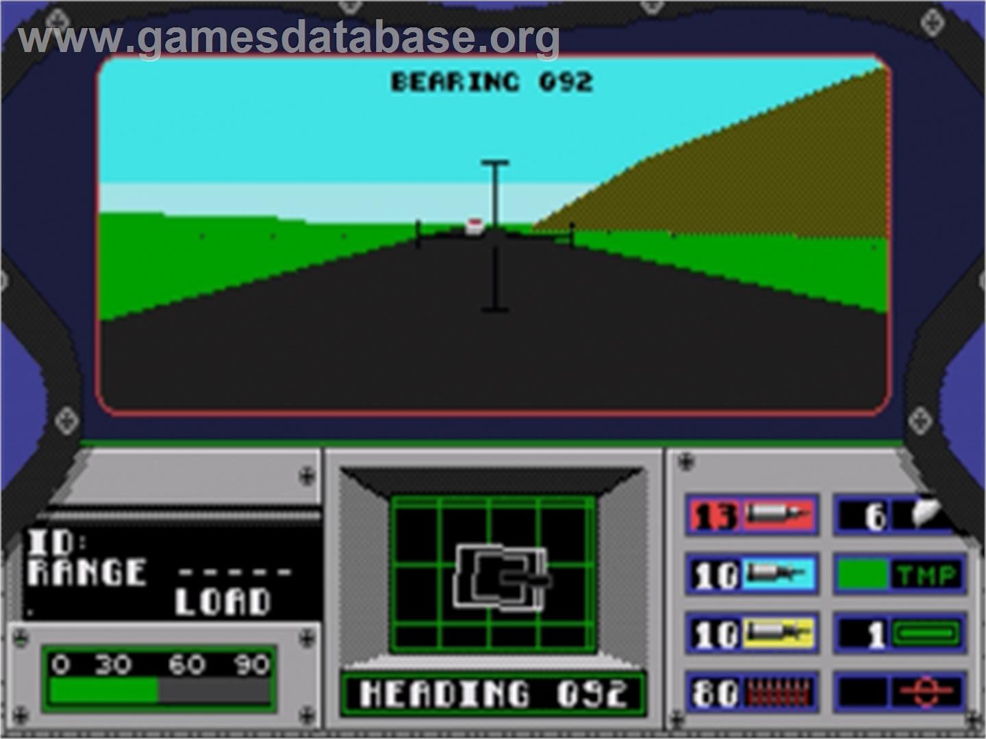 Abrams Battle Tank - Sega Nomad - Artwork - In Game