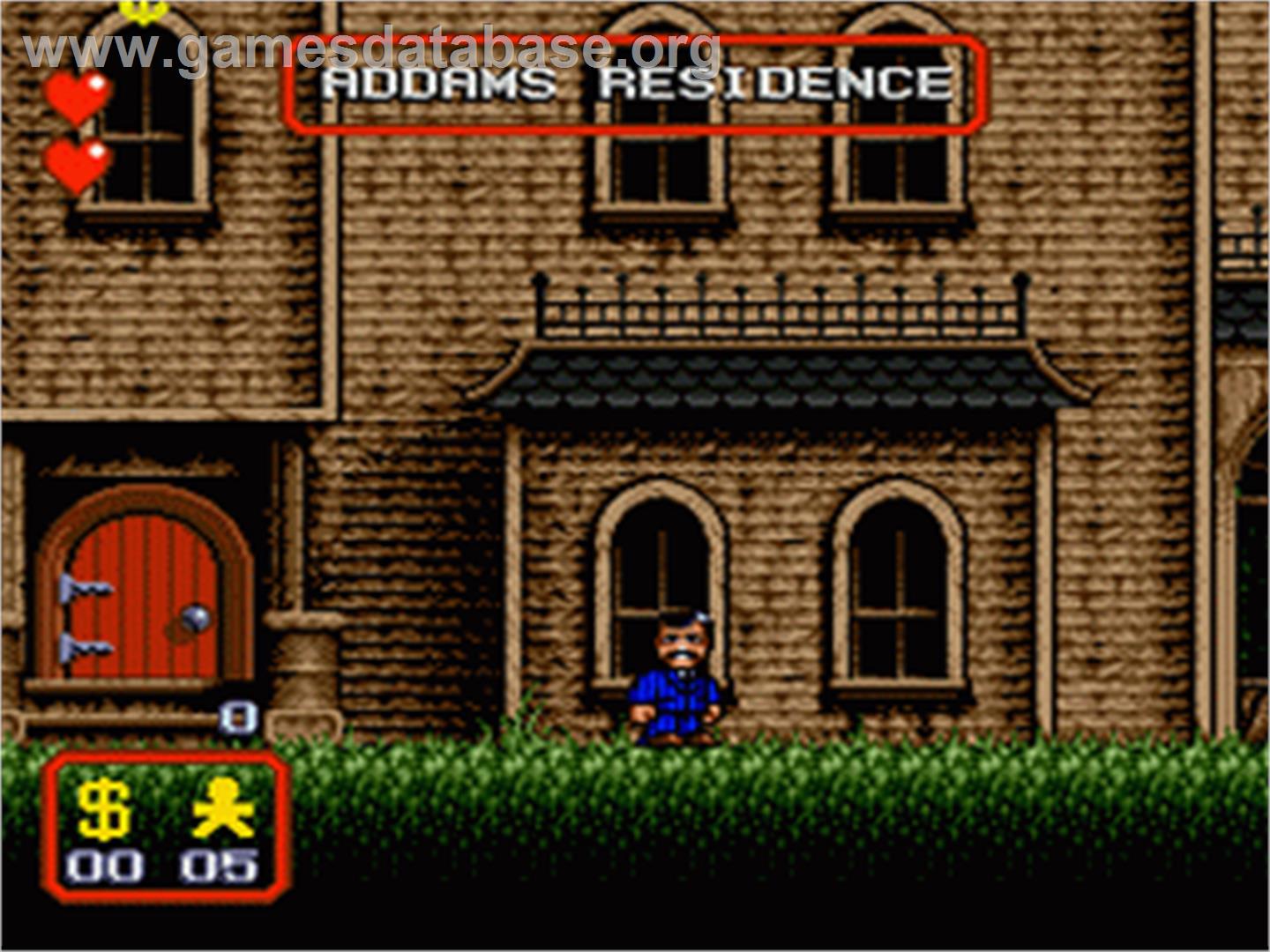 Addams Family, The - Sega Nomad - Artwork - In Game