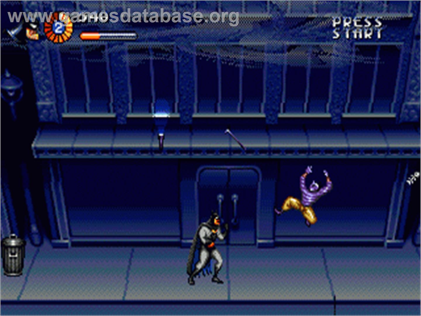 Adventures Of Batman And Robin, The - Sega Nomad - Artwork - In Game