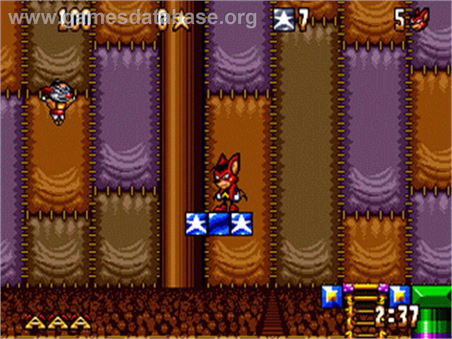 Aero The Acro-bat - Sega Nomad - Artwork - In Game
