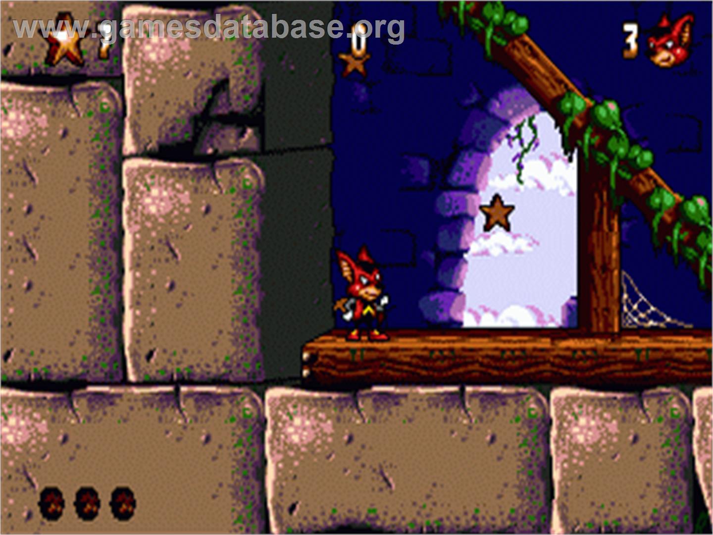 Aero the Acro-Bat 2 - Sega Nomad - Artwork - In Game