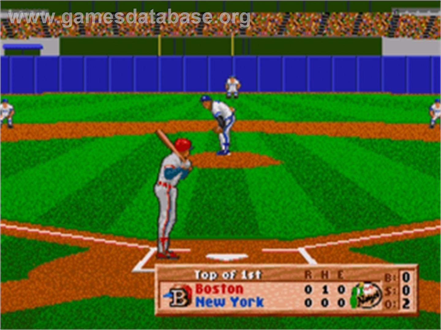 Al Michaels Announces Hardball 3 - Sega Nomad - Artwork - In Game
