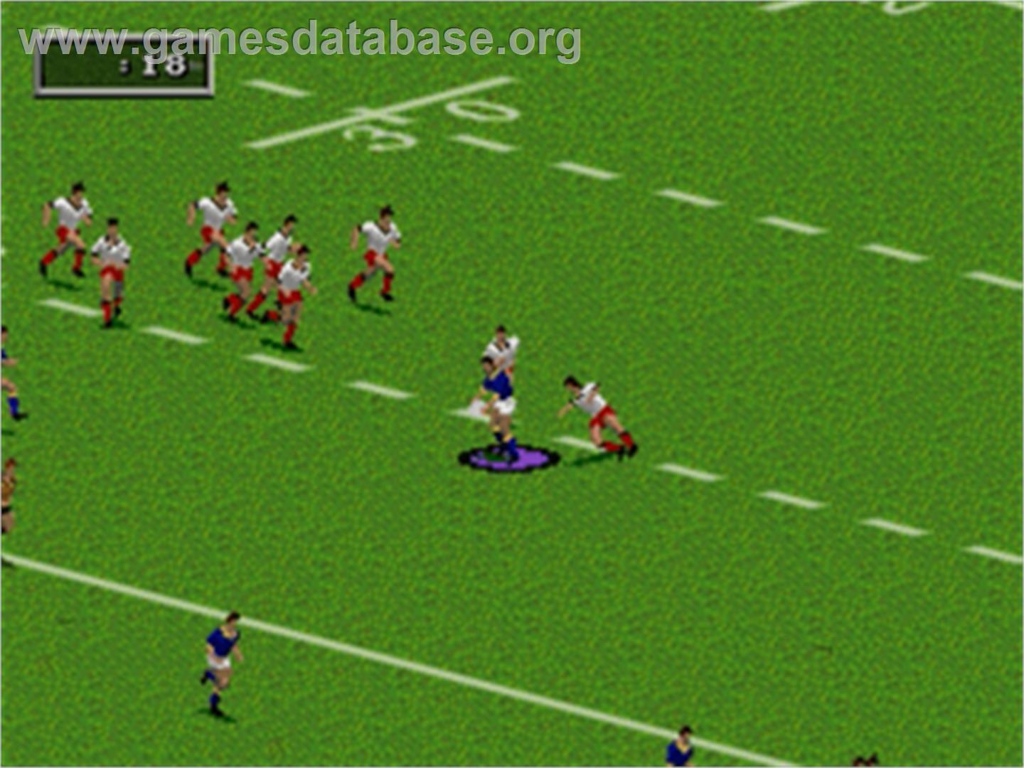 Australian Rugby League - Sega Nomad - Artwork - In Game