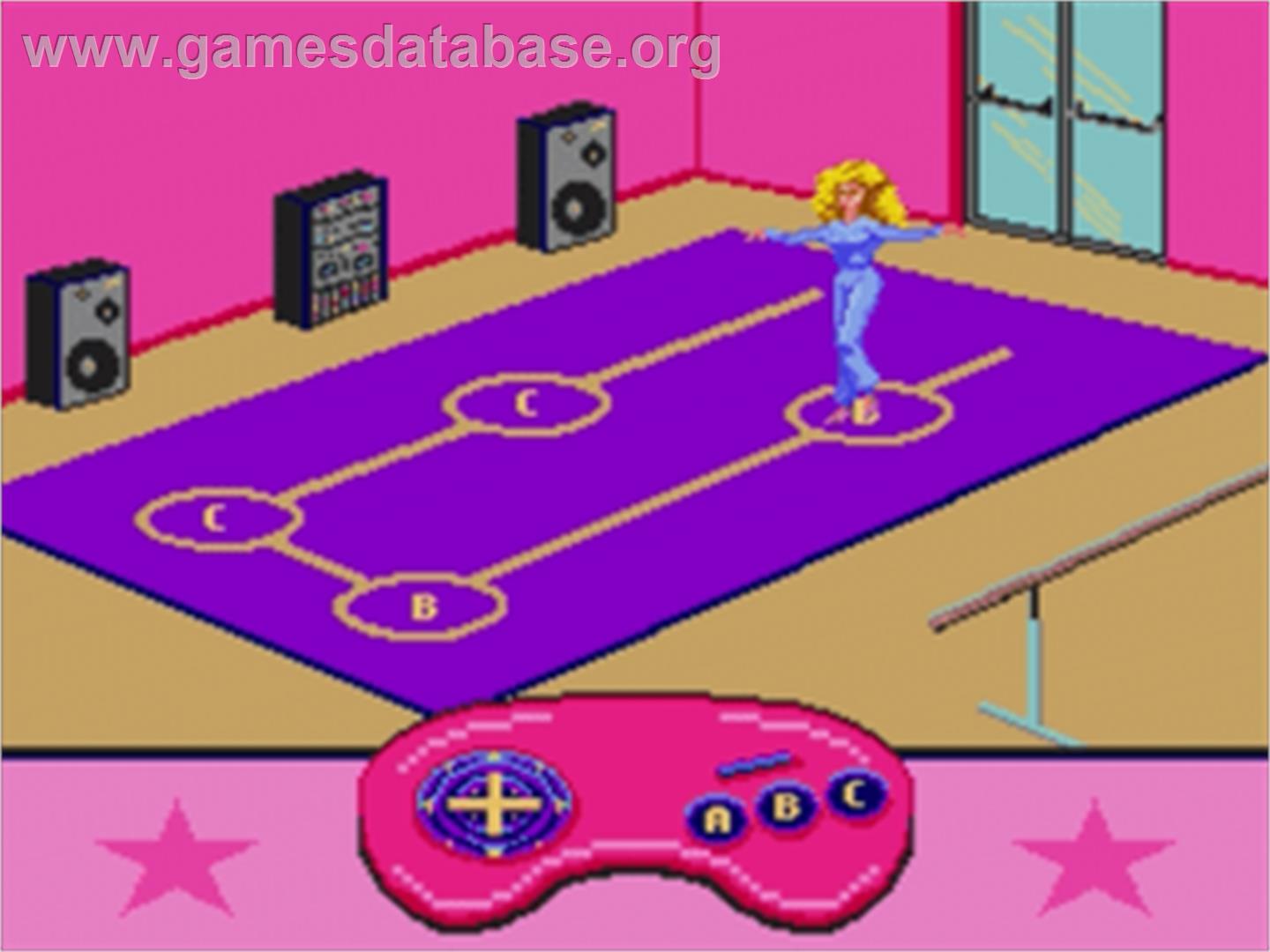 Barbie Super Model - Sega Nomad - Artwork - In Game
