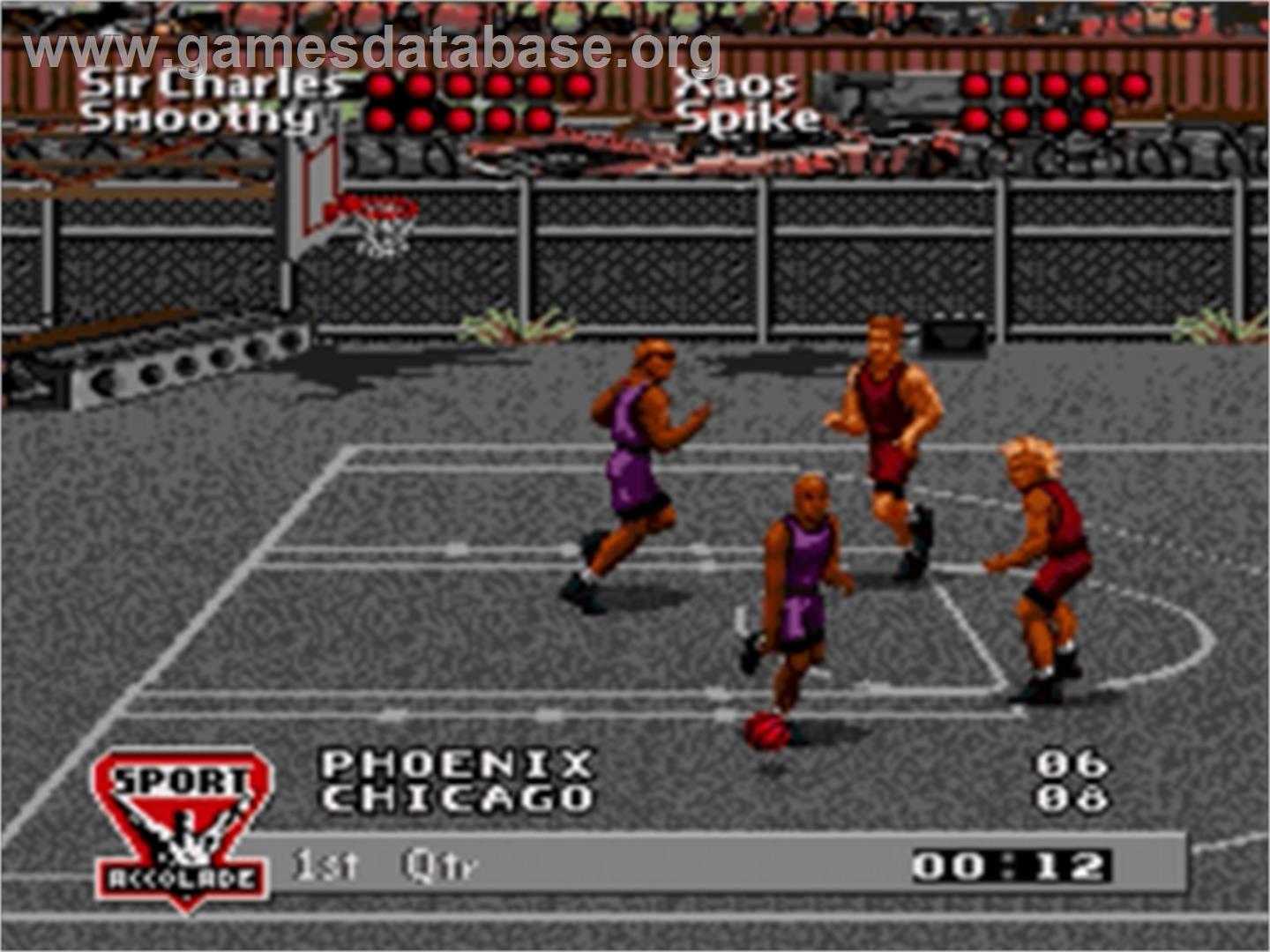 Barkley: Shut Up and Jam - Sega Nomad - Artwork - In Game