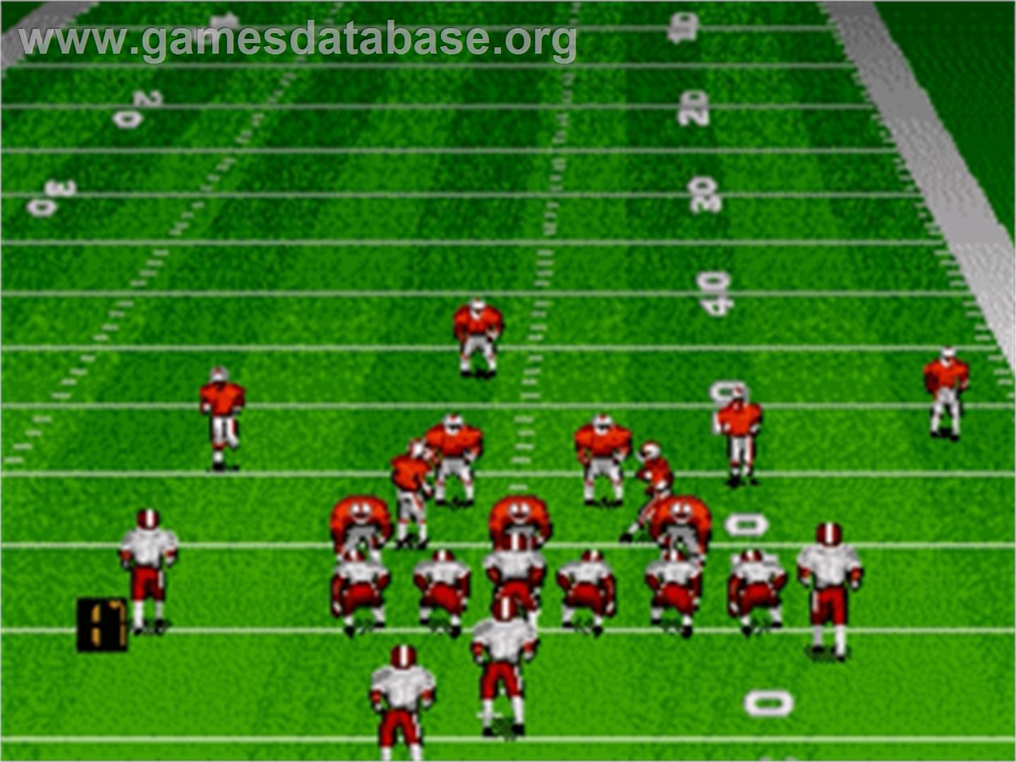 Bill Walsh College Football - Sega Nomad - Artwork - In Game