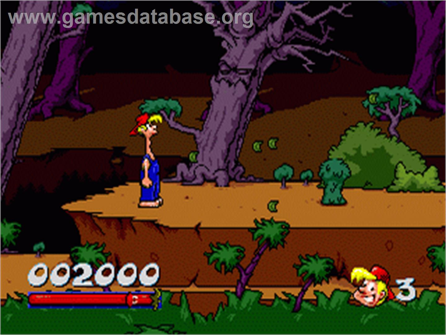 Bubba 'n' Stix - Sega Nomad - Artwork - In Game
