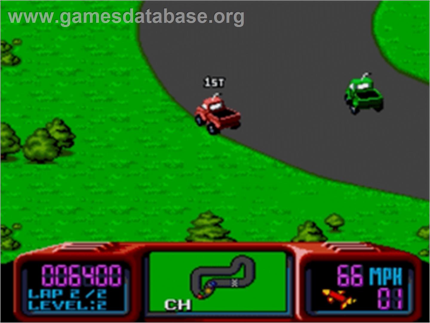 Championship Pro-am - Sega Nomad - Artwork - In Game
