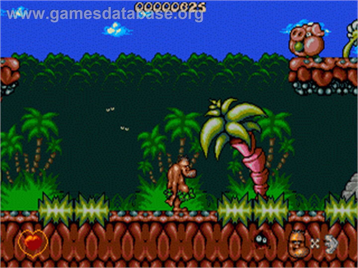 Chuck Rock - Sega Nomad - Artwork - In Game