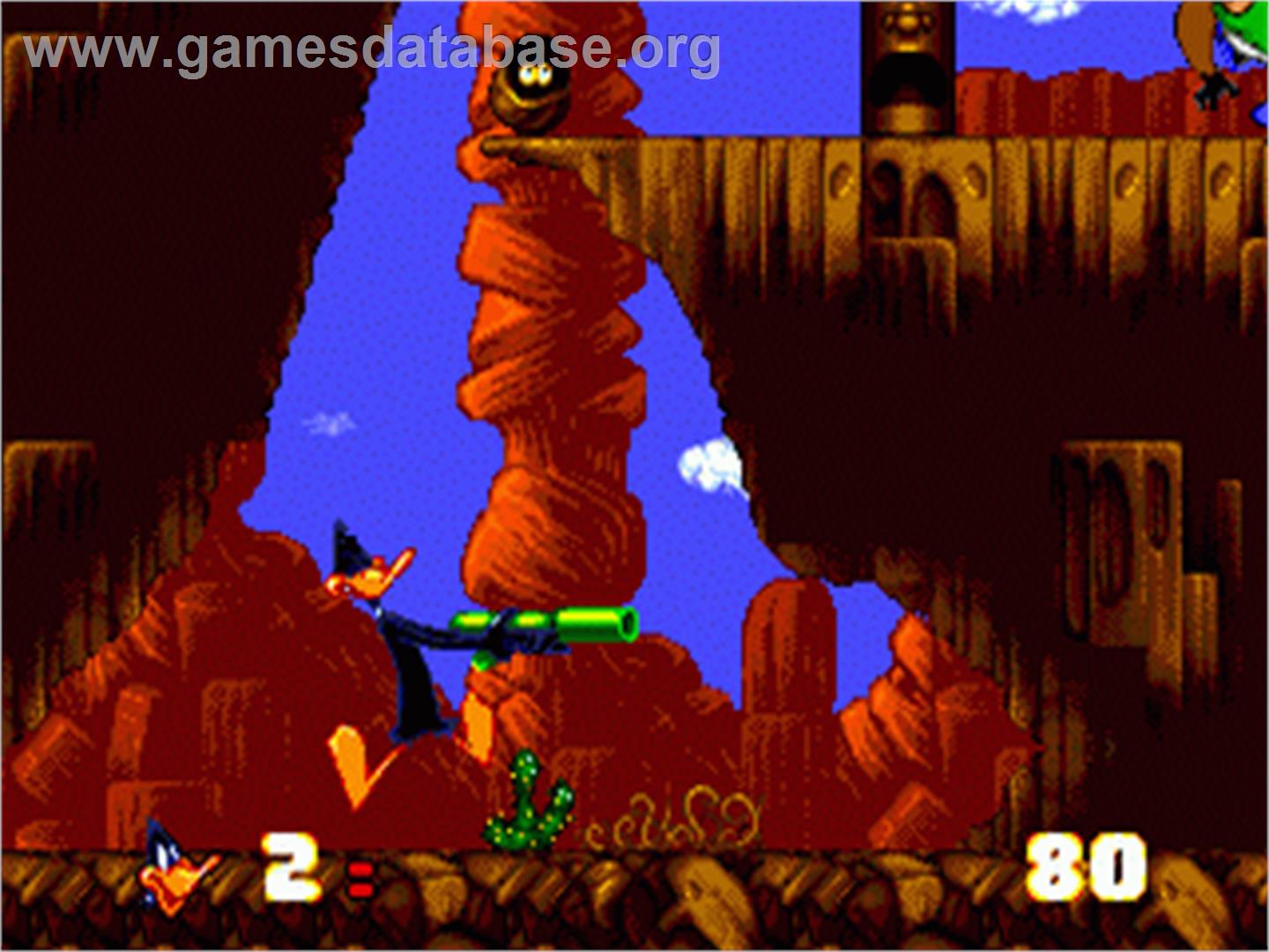 Daffy Duck in Hollywood - Sega Nomad - Artwork - In Game