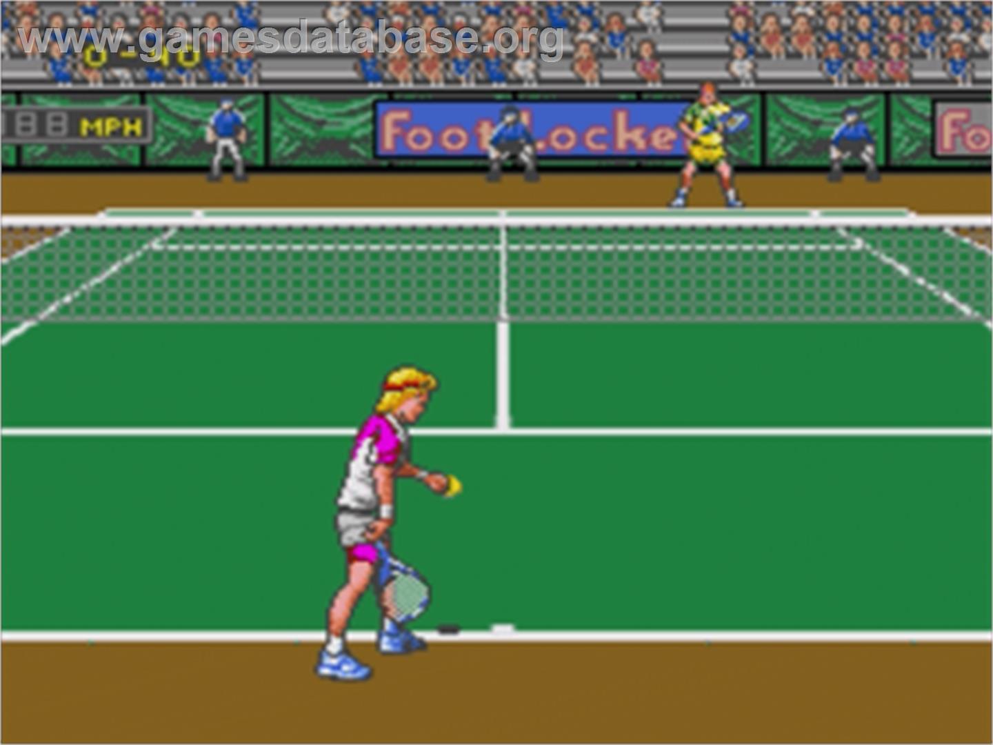 David Crane's Amazing Tennis - Sega Nomad - Artwork - In Game