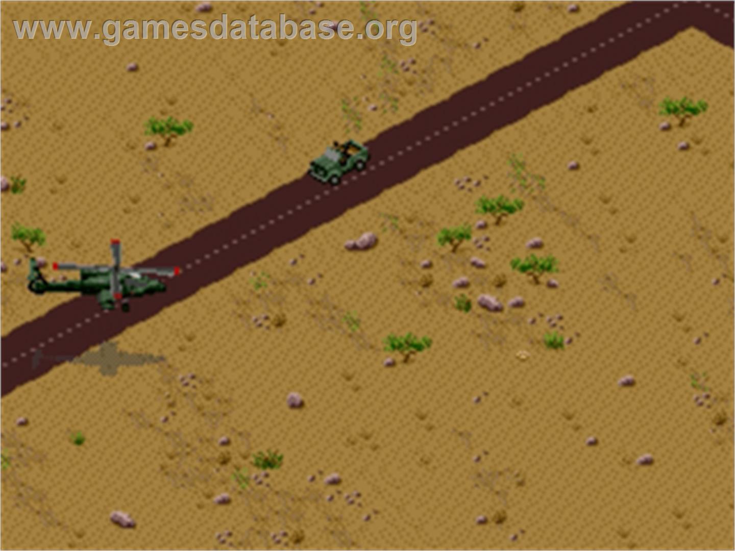 Desert Strike - Return To The Gulf - Sega Nomad - Artwork - In Game
