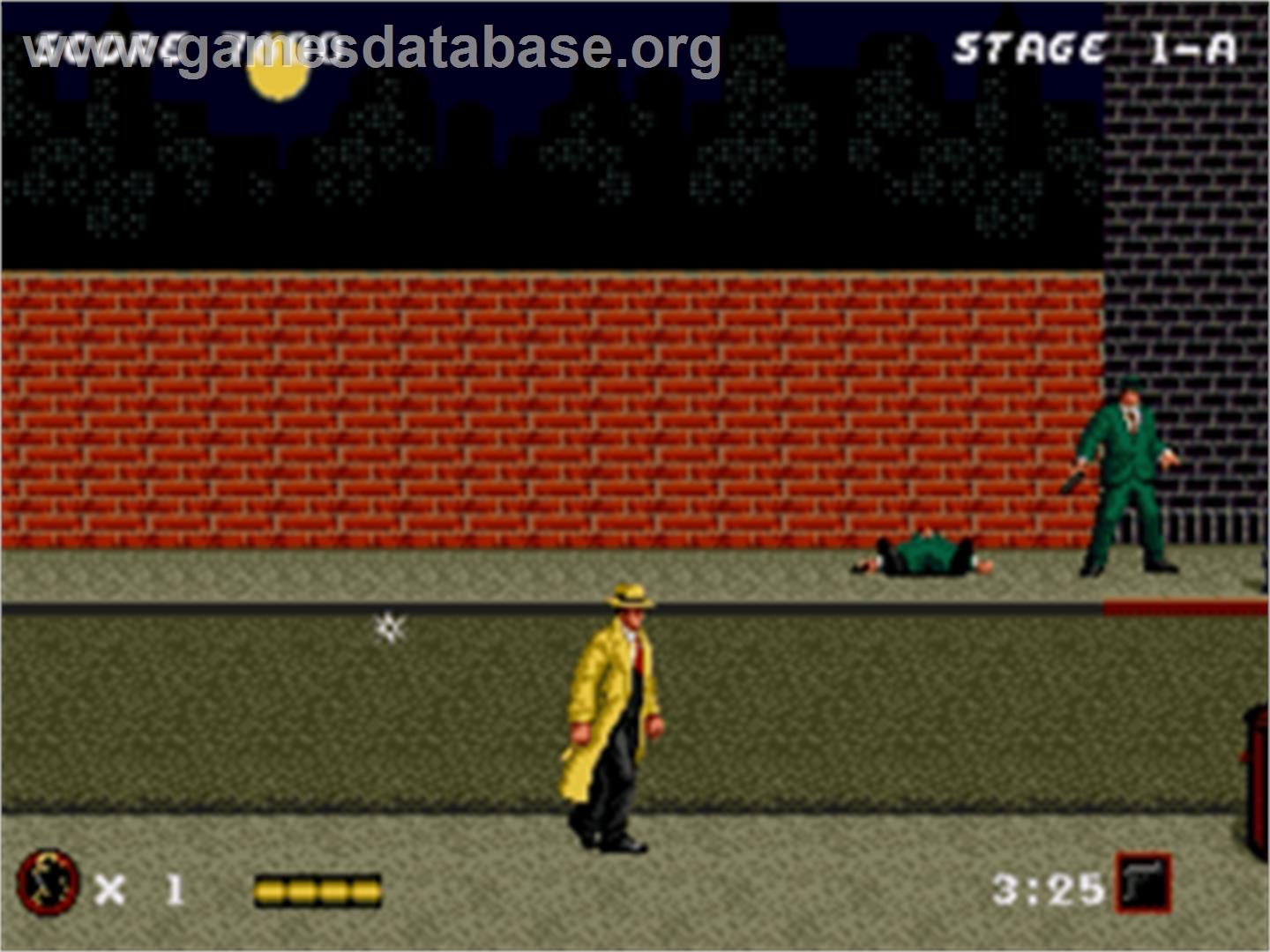 Dick Tracy - Sega Nomad - Artwork - In Game
